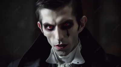 мужчина в гриме вампира, фото настоящего вампира, вампир, Хэллоуин фон  картинки и Фото для бесплатной загрузки