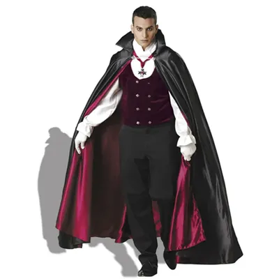 Купить Средневековый страшный вампир для взрослых, роскошный костюм на  Хэллоуин, мужской костюм ужасов, летучая мышь-вампир, косплей | Joom