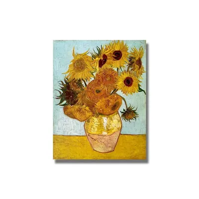 Купить Ван Гог подсолнух репродукция холст картина импрессионист цветок  плакат и принт настенное искусство для гостиной домашний декор | Joom