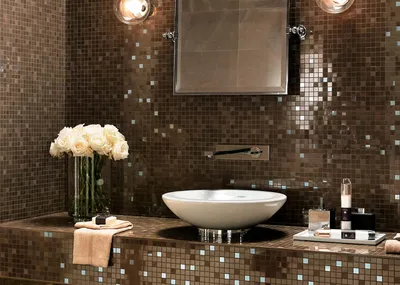 Ванные комнаты с разноцветной плиткой –135 лучших фото-идей дизайна  интерьера ванной | Houzz Россия