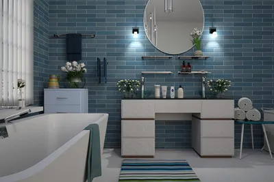 Какую плитку выбрать для ванной | Советы по цвету, размеру, дизайну  керамической плитки c фото