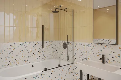 Шторка на ванну стеклянная до потолка FEDERICA LOFT (Федерика Лофт) с  черным профилем в стекле графит (ID#1616709046), цена: 7050 ₴, купить на  Prom.ua