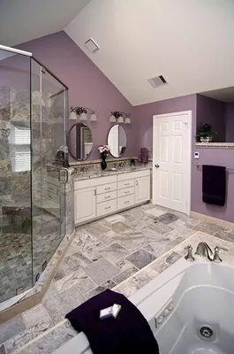 Цветовое решение ванной комнаты