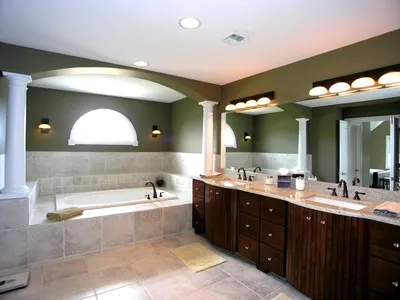 Цвет в ванной комнате: 50 фото для оформления пространства