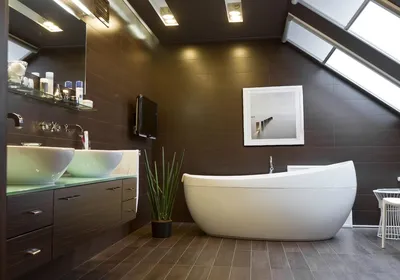 Ванная комната в мансарде: 5 особенностей | Wiki-stroy | Дзен