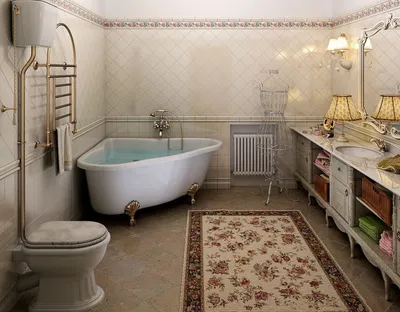 Оформляем ванную комнату в стиле прованс