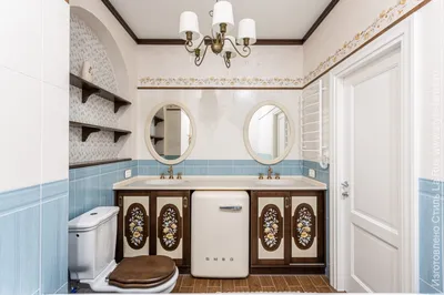 Дизайн ванной комнаты в стиле прованс - cоветы по выбору сантехники от  Акванет.Ру