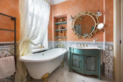 Ванная в стиле Прованс: французские акценты в вашей ванной