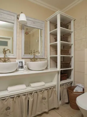 Ванная в Стиле Прованс: 102 фото и адаптация для квартиры