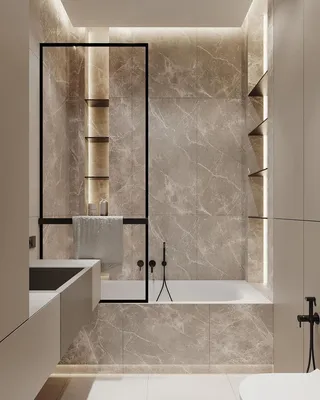Дизайн ванної кімнати (160 фото): сучасний інтер'єр, ідеї оформлення |  Набудували