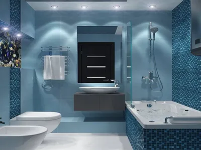 Дизайн ванной комнаты. Заказать современный дизайн проект ванной комнаты в  Украине.