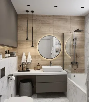Дизайн ванной комнаты 2023: тренды, 66 фото, новинки - KERAMIS