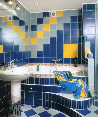 Выбор плитки для маленькой ванной: дизайн, цвет, форма, размер