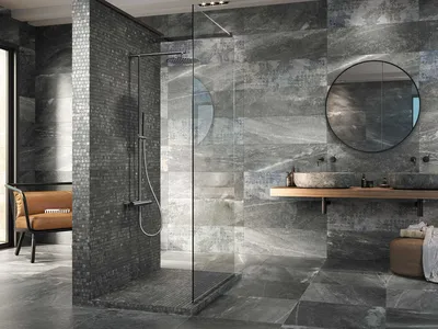 Декор плитки в ванной: способы преобразить пространство (38 фото) | Дизайн  плитки в ванной, Плитка для ванной комнаты, Интерьер