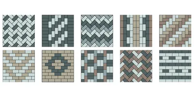 Рисунки укладки тротуарной плитки: популярные схемы для садового участка,  ландшафтный дизайн