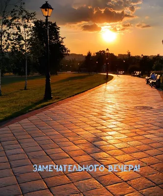 Тёплый вечер после дождя | Пикабу