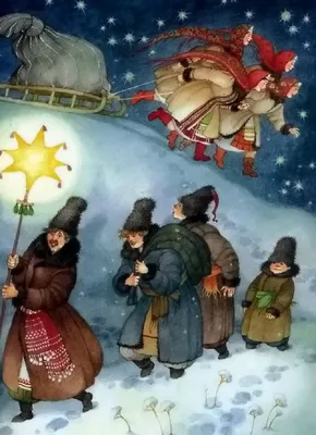 Рисунок Ночь перед рождеством №174546 - «Зимняя сказка» (28.12.2023 - 14:52)