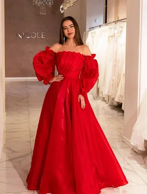 Вечернее красное платье фото фотографии