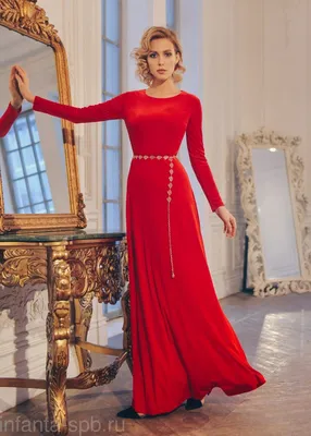 Вечернее красное платье К130R - прокат от 8500 руб. | Санкт-Петербург