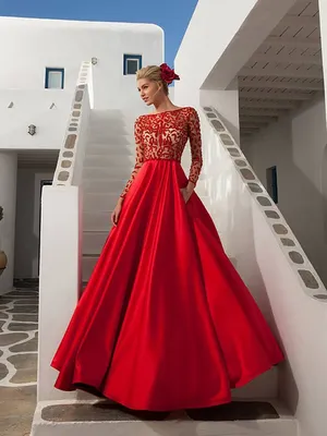Красное платье женское вечернее праздничное нарядное длинное, Женский,  Демисезон, размер 44, материал Вискоза — купить в интернет-магазине OZON  (824790142)
