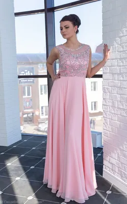 Розовое платье подружки невесты Sellini Gerti | Купить вечернее платье в  салоне Валенсия (Москва)