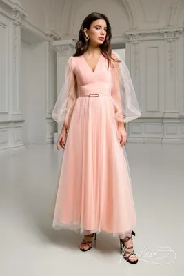 Купить вечернее платье 9903 зеленого цвета по цене 19500 руб. в Москве в  интернет-магазине Принцесса