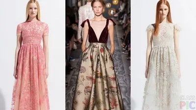 Валентино Fall Couture 2018: мода на красивые вечерние платья в стиле  романтики и глэм-рок | KRASOTA.ru
