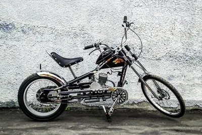 Велочоппер с мотором Chopper-Bike + тюнинг велосипеда