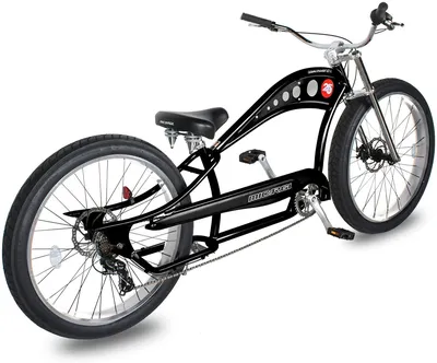 Micargi Vancouver Chopper Stretch Beach Cruiser Bike - 7 Speed