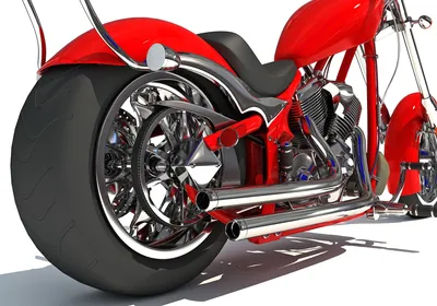 3D Chopper Bike Model – 3D Horse