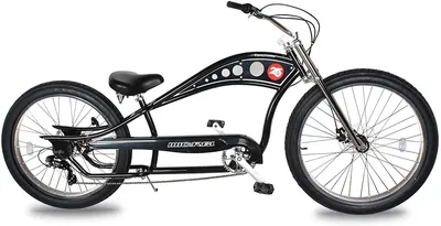 Micargi Vancouver Chopper Stretch Beach Cruiser Bike - 7 Speed