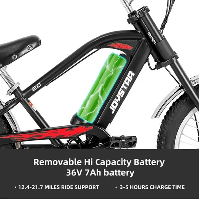 JOYSTAR Harlion 20\" Electric Bike Chopper Style Ebike – JOYSTARBIKE