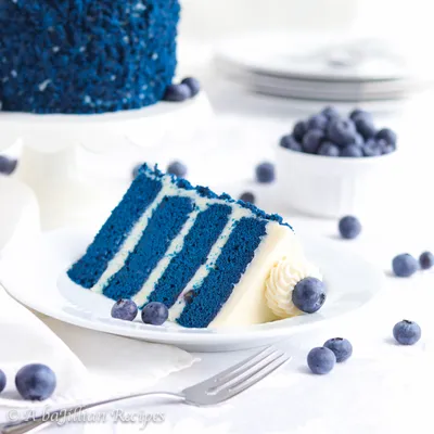 Blue Velvet Cake - A baJillian Recipes