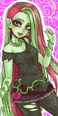 Review # 42 Monster High Venus McFlytrap Gloom and Bloom Doll - Margaret Ann