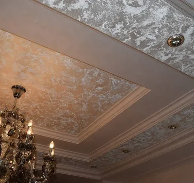 Натяжной потолок венецианская штукатурка | Смотреть 82 идеи на фото  бесплатно