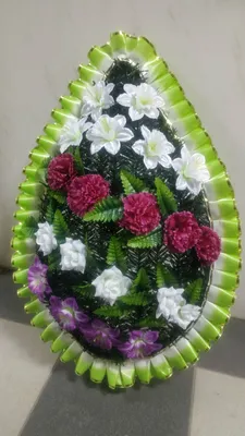 Венок на похороны из живых цветов «Память» | Венки из живых и искусственных  цветов