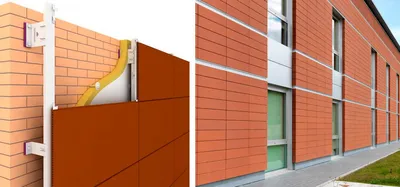 Навесной вентилируемый фасад: характеристики, преимущества