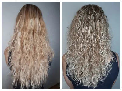 Химия на длинные волосы, фото до и после, виды химии