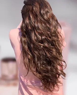 Химическая завивка на длинные волосы крупные Локоны - красивые фото