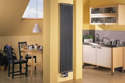Трубчатый радиатор отопления вертикальный Loten Grey V высота 1500 купить в  Москве