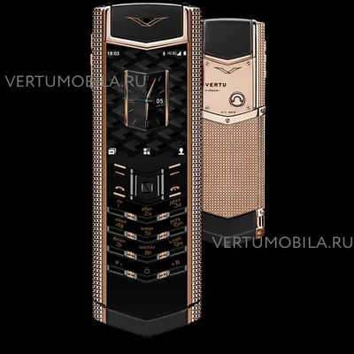 VERTU SIGNATURE V CLOUS DE PARIS GOLD оригинал