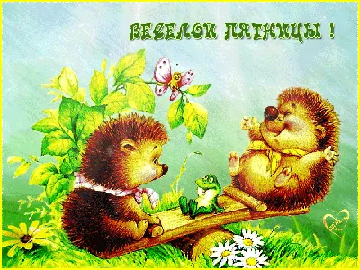 Доброе утро! Пятница. 🍁🌤️😺 | Счастливые картинки, Доброе утро, Веселые  картинки