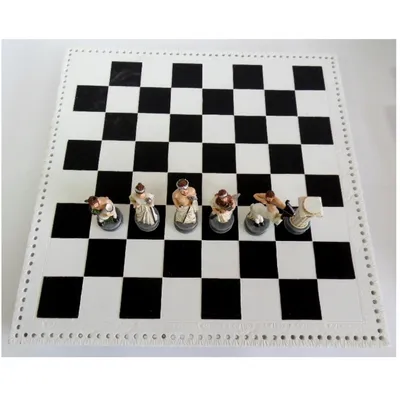Новогодние шахматы веселые подарки, …» — создано в Шедевруме