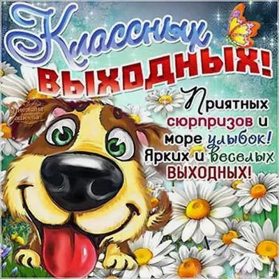 Хороших выходных!\" 103 прикольных картинки