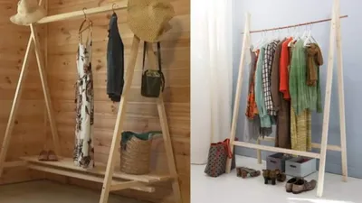 Как сделать вешалку для одежды своими руками: идеи и простые варианты |  Baltija.eu