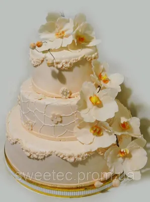 Осінній весільний тортик: прикраси і смаки | Cupcake Studio