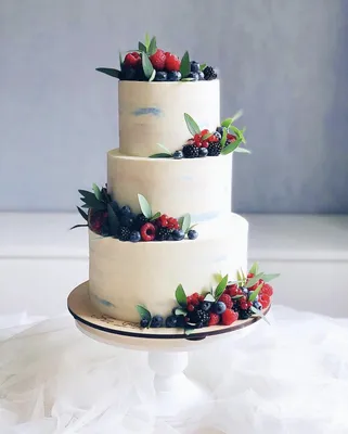 Заказать Свадебный торт с зефиром в Днепре
