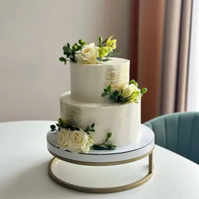 Заказать \"Торт свадебный с белыми розами\" в Санкт-Петербурге с доставкой!