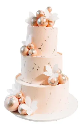 Персиковый свадебный торт на заказ – купить в Москве с доставкой, цена от 2  490 ₽