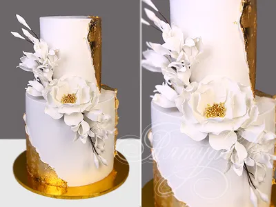 Классический Свадебный торт 21081421 стоимостью 28 700 рублей - торты на  заказ ПРЕМИУМ-класса от КП «Алтуфьево»